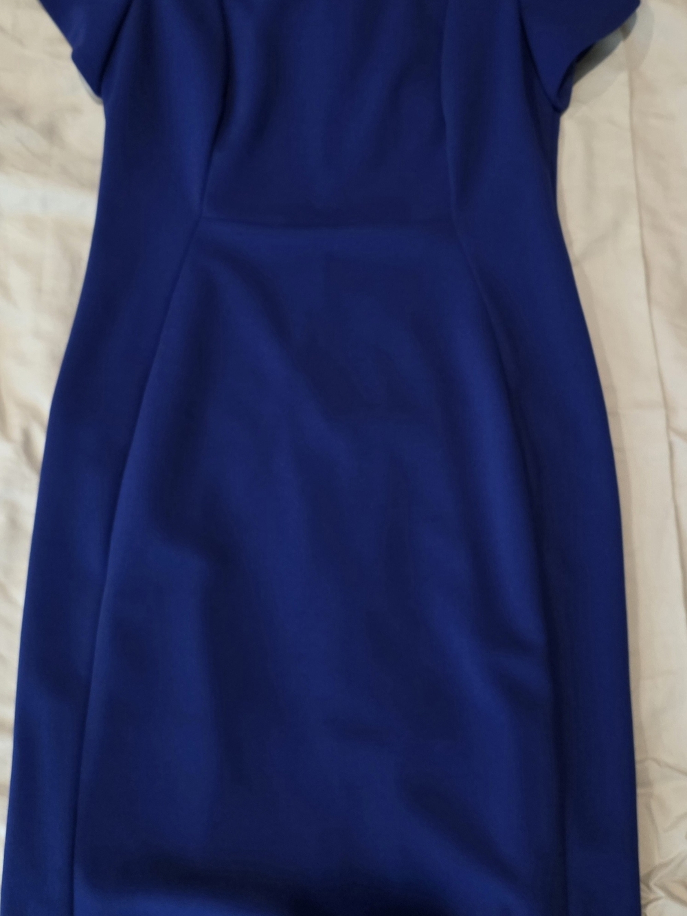 Calvin Klein Cobalt Blue Midi Sheath Dress